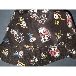 Sing 2 Bucket Hat Black Cartoon Characters‎ Graphic Print Novelty